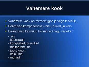 Hispaania köök #3