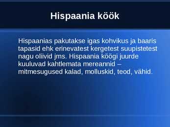 Hispaania köök #10