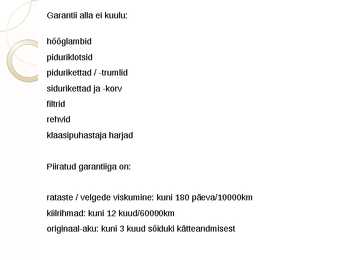 Garantii #8