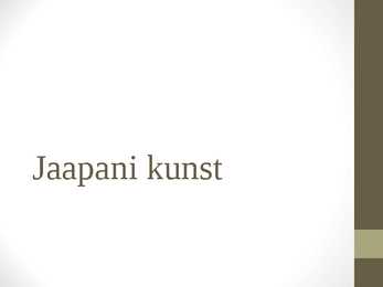Jaapani kunst