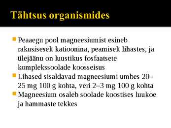 Magneesium #3