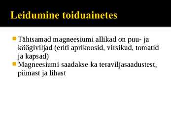 Magneesium #5