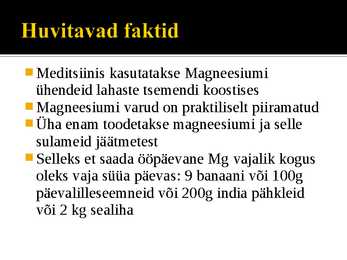 Magneesium #6