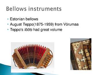 Eesti rahvapillid-Estonian traditional musical instruments #11