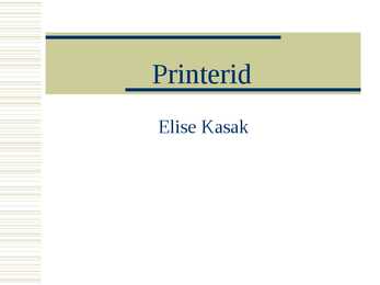 Printerid