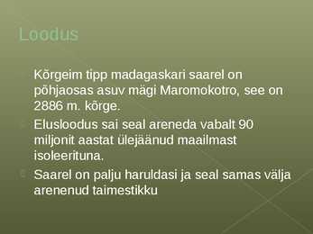 Madagaskari tutvustus ja rahvustoidud #6