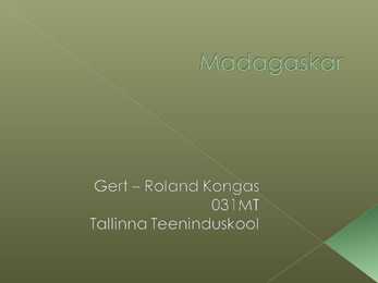 Madagaskari tutvustus ja rahvustoidud