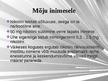 Nikotiin #5