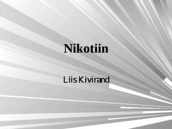 Nikotiin