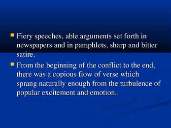 Revolutionary period literature #3