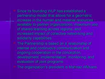 Women s Learning Partnership #3
