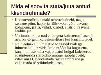 Kolesterool toidus #5