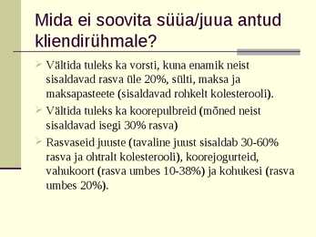 Kolesterool toidus #6