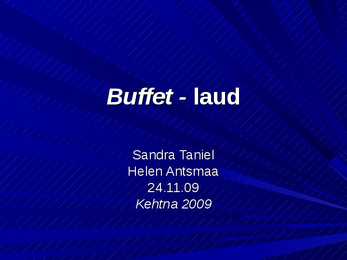 Buffetlaud