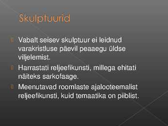 Varakristlik kunst #7