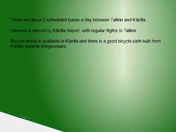 Presentation about three popular sights in Estonia #11