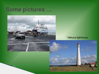 Presentation about three popular sights in Estonia #12
