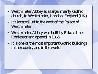 Westminster Abbey #2