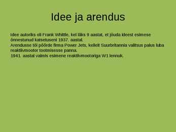 Reaktiivliikumine #4