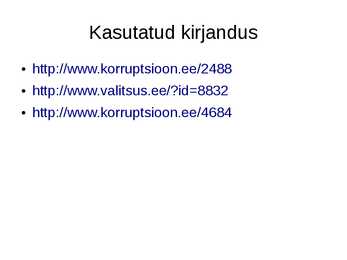 Korruptsioon esitlus #15