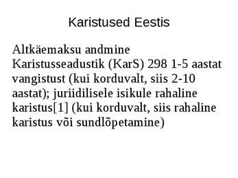 Korruptsioon esitlus #10