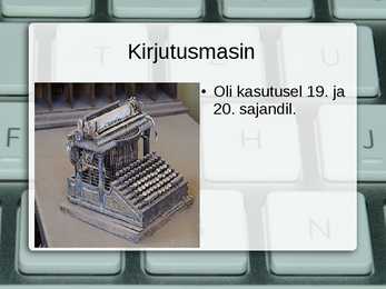 Arvutikirja ajalugu #2