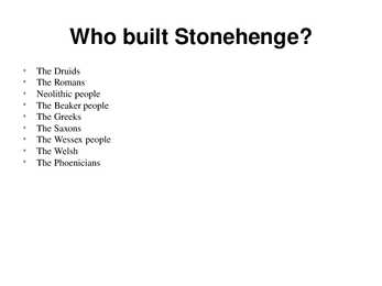 Presenatsioon STONEHENGE #4