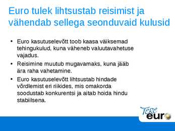 Eurole üleminek Eestis #13