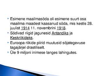 Esimene maailmasõda #2