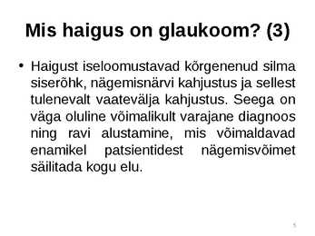 Glaukoom #5