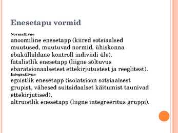 Enesetapp #5