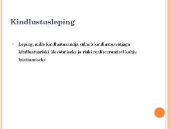 Kindlustusvahendus #7