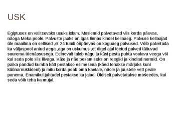 Ettekanne Egiptusest #7