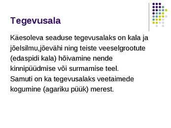 Kalapüügiseadus #3