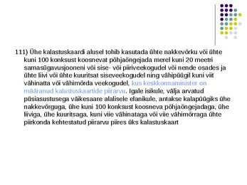 Kalapüügiseadus #6