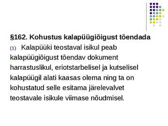 Kalapüügiseadus #9
