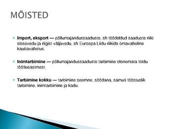 Piima ja piimatoodete ressurss ja tarbimine #3