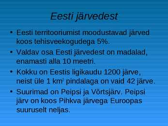 Eesti järved #2