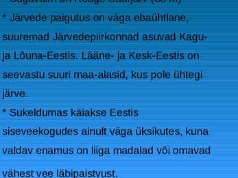 Eesti järved #3