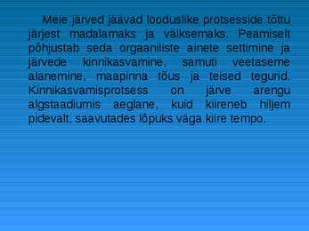 Eesti järved #5