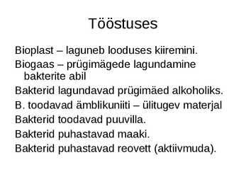 Rakendusbioloogia #17