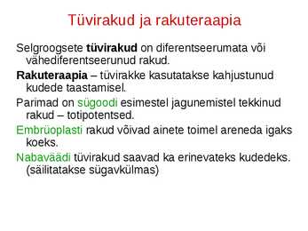 Rakendusbioloogia #32