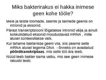 Rakendusbioloogia #44
