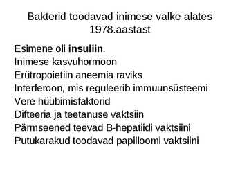Rakendusbioloogia #46