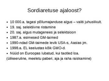 Rakendusbioloogia #54
