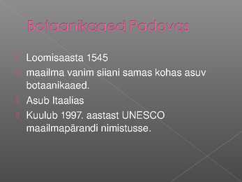 Renessansiaegsed avastused #5