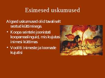 Ürginimese uskumused #2