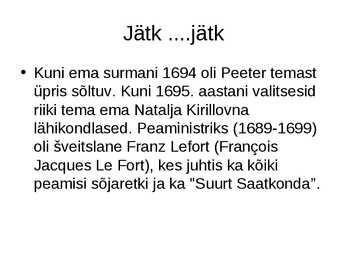 PEETER I #4