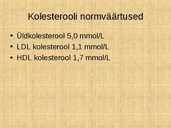 Kolesterool #5