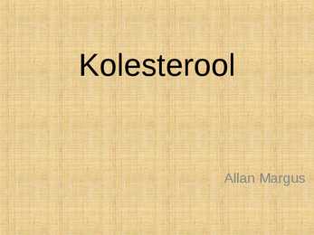 Kolesterool